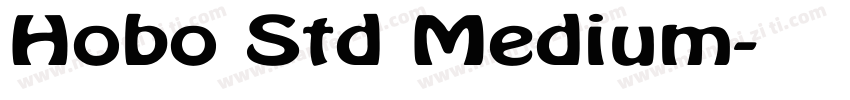 Hobo Std Medium字体转换